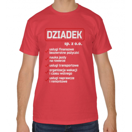 Koszulka na dzień dziadka Dziadek sp.z.o.o.